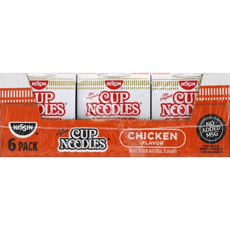 Nissin Soup, Ramen Noodle, Chicken Flavor, 6 Pack (13.5 oz) from ALDI