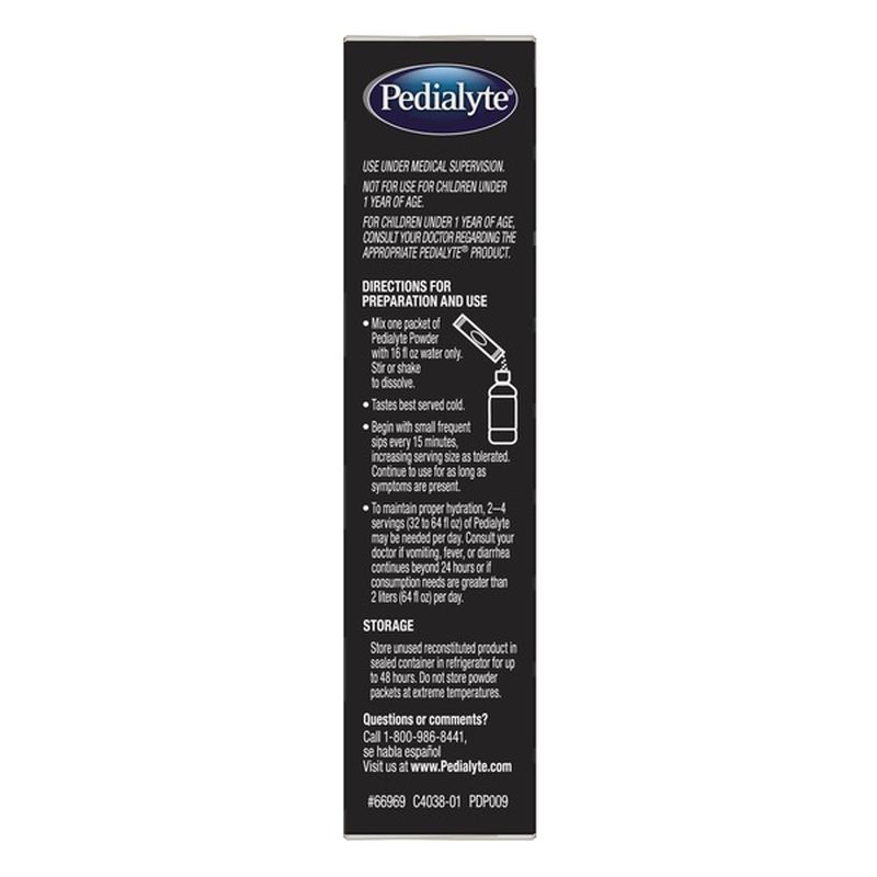 Pedialyte Advanced Care Plus Electrolyte Powder Berry