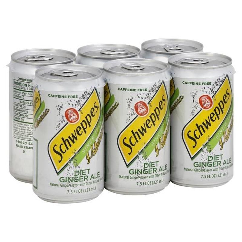 Schweppes Diet Ginger Ale 6 Each From Publix Instacart