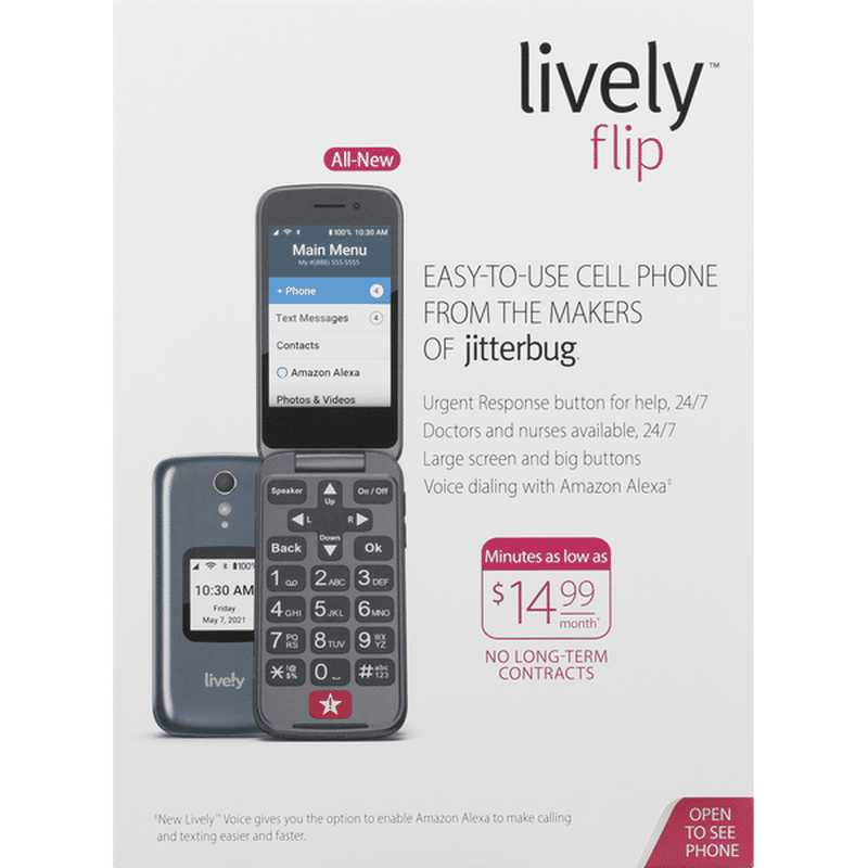 Lively Cell Phone, Flip (1 each) Instacart