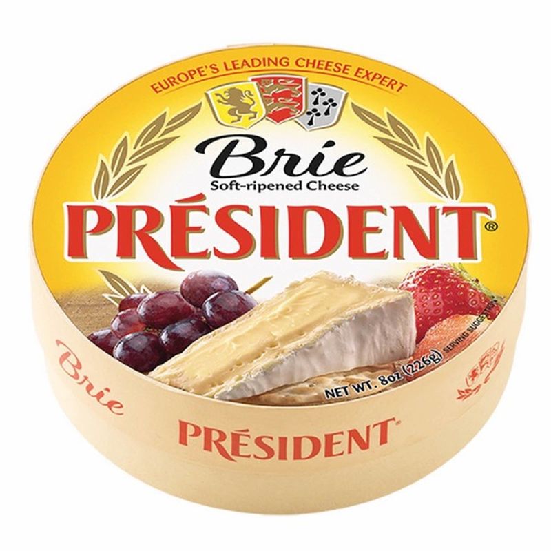President Brie Cheese, Soft‑Ripened (8 oz) Instacart