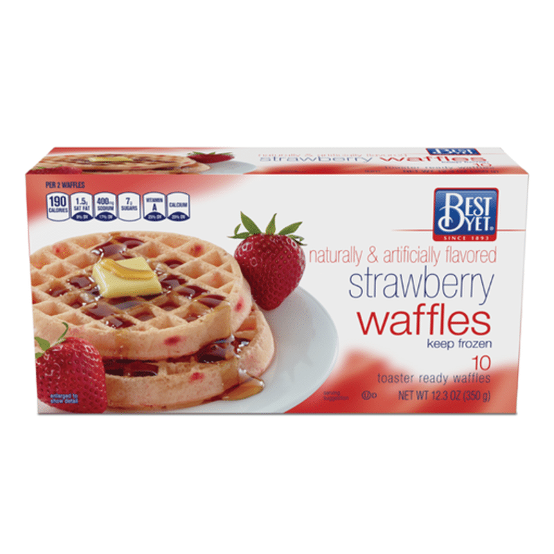 Best Yet Frozen Strawberry Waffles