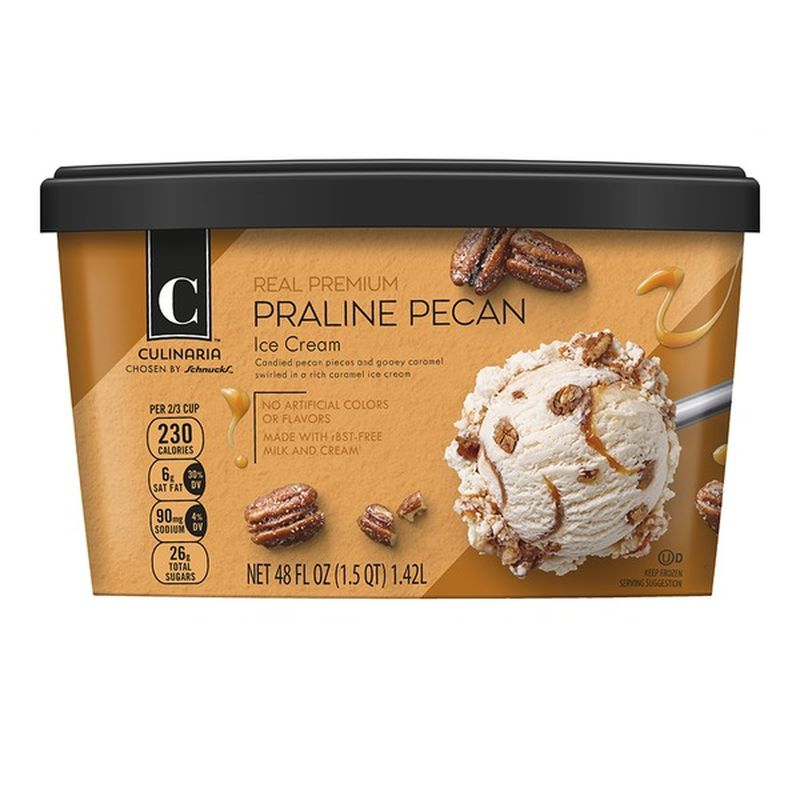 Culinaria Real Premium Praline Pecan Ice Cream (48 oz) from Schnucks