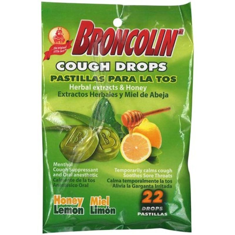 Broncolin Herbal Hard Candy, Honey Lemon (22 each) Instacart