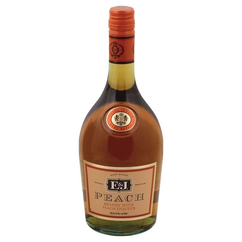 E&J Liquor, Brandy, Peach, Bottle (750 ml) Instacart