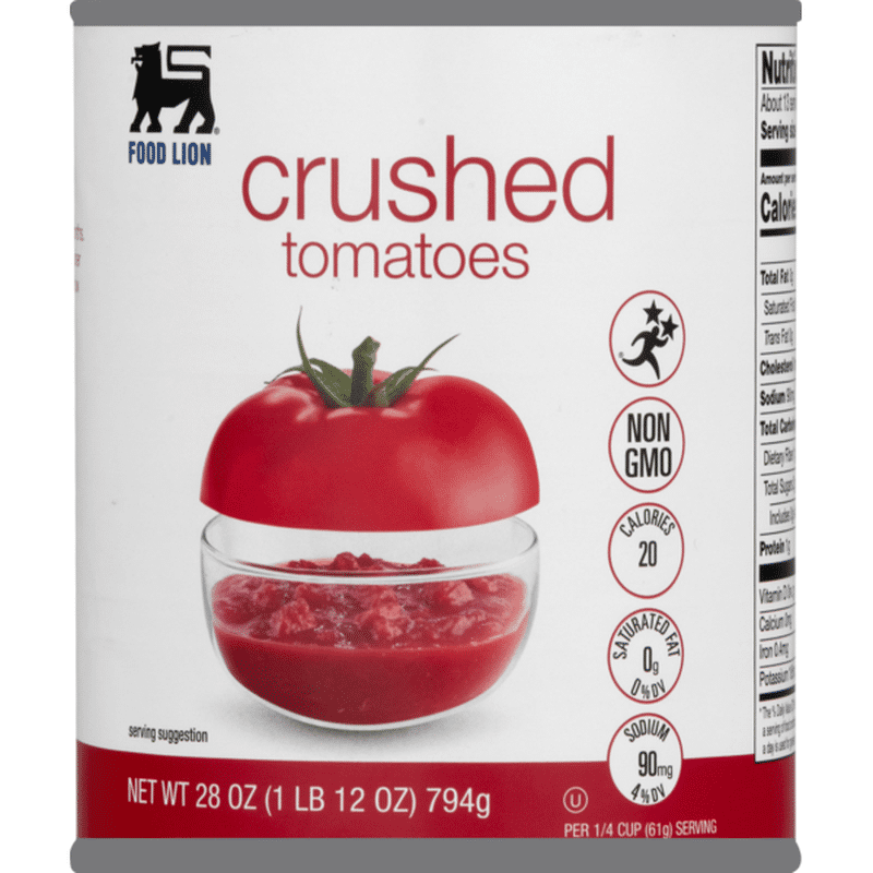 Food Lion Tomatoes Crushed Can Oz Instacart
