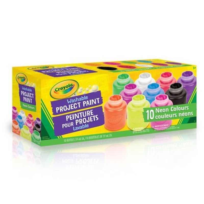 Crayola Washable Kids Paint Jars (10 ct) Instacart