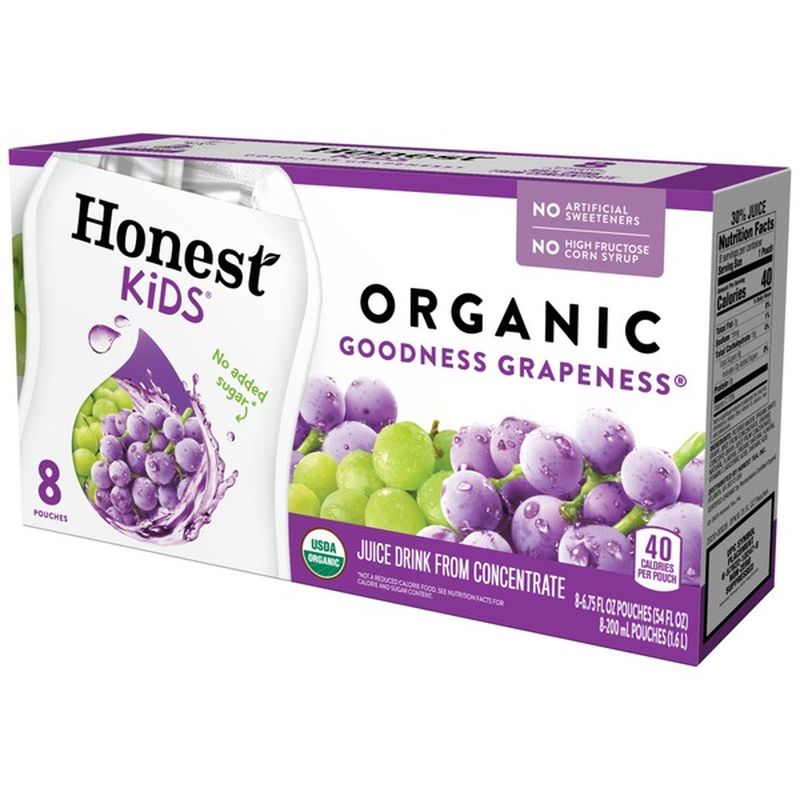 Honest Kids Goodness Grapeness Grape Fruit Juice (6.75 fl oz) from The ...