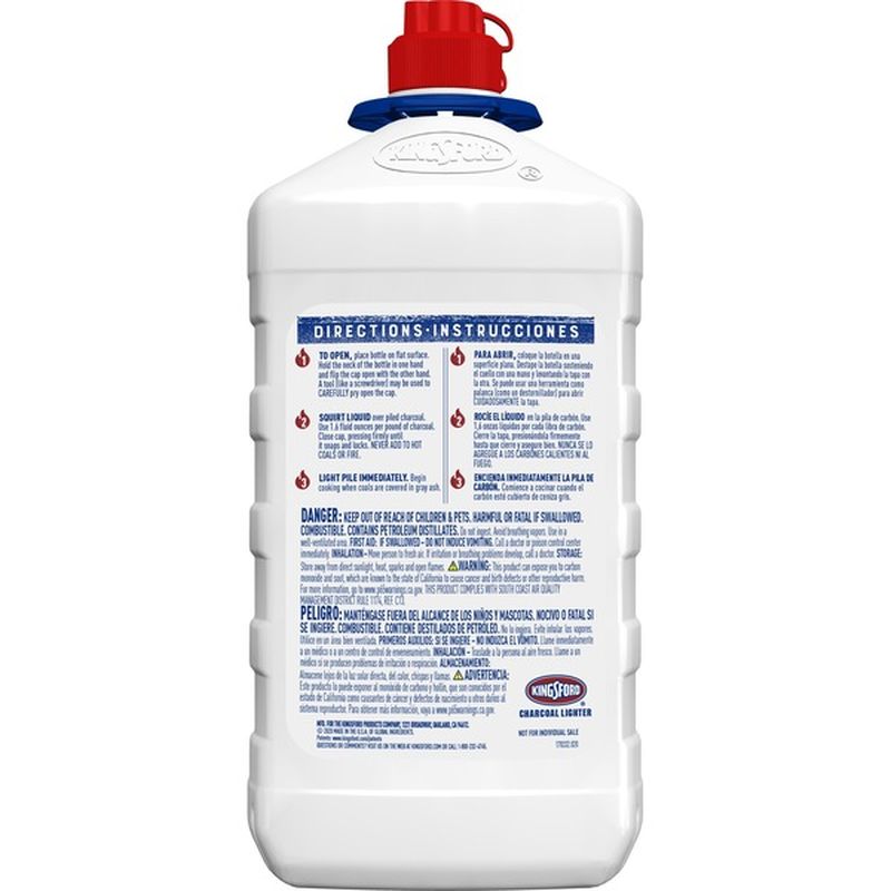 Kingsford Lighter Fluid Bottle 4/2 X64 Fo (128 fl oz) Instacart