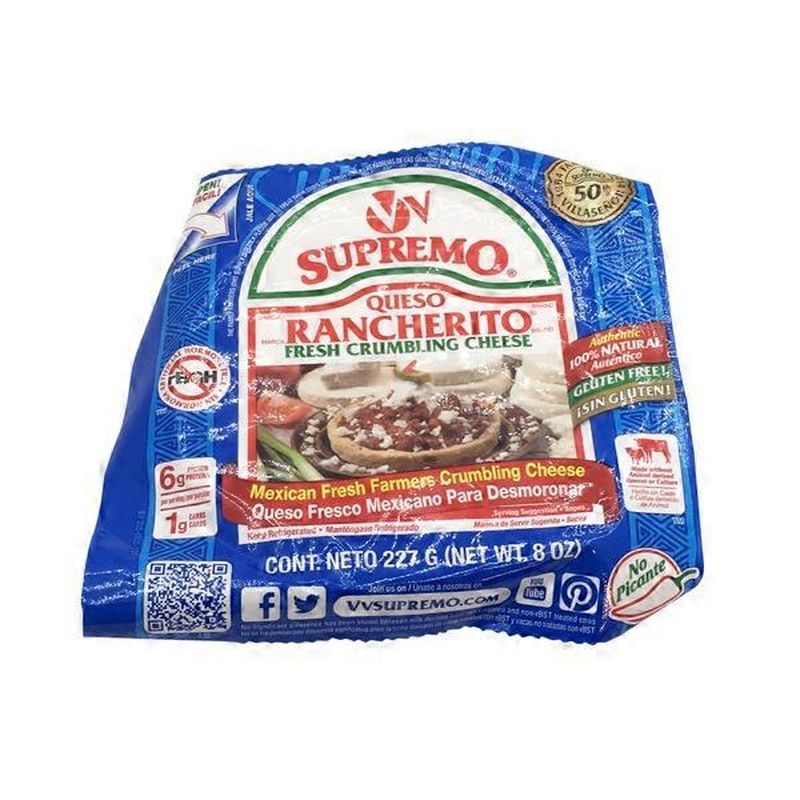V&V Supremo Rancherito Queso, Fresh Crumbling Cheese (8 oz) Instacart