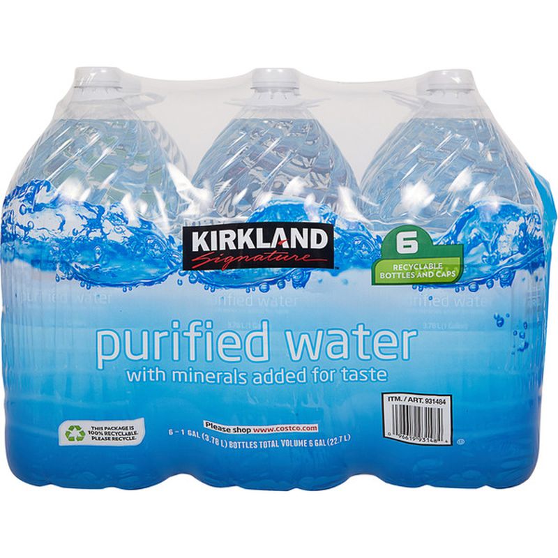 Kirkland Signature Purified Water (1 gal) Instacart