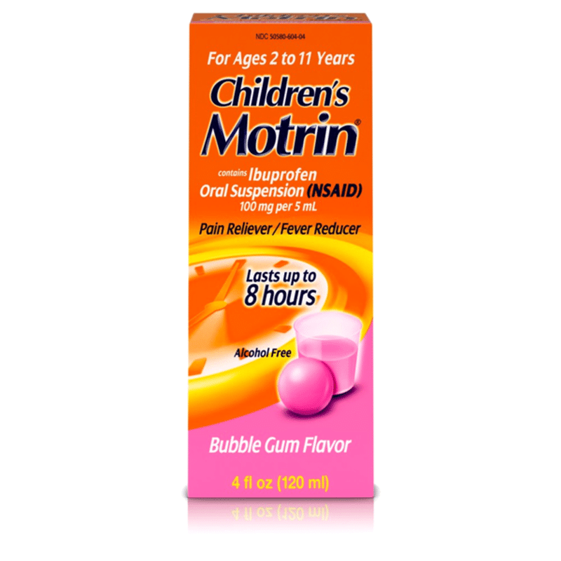 MOTRIN Children's Bubble Gum Flavor Oral Pain Relief Liquid