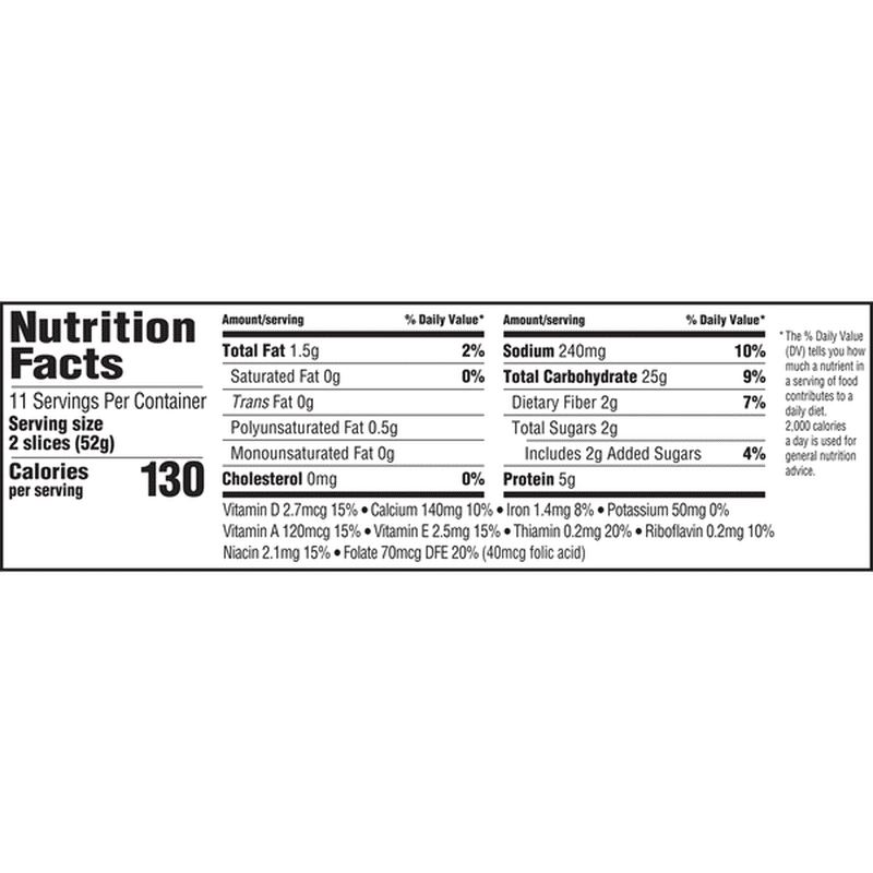 Bimbo Soft Wheat Bread (20 oz) Instacart