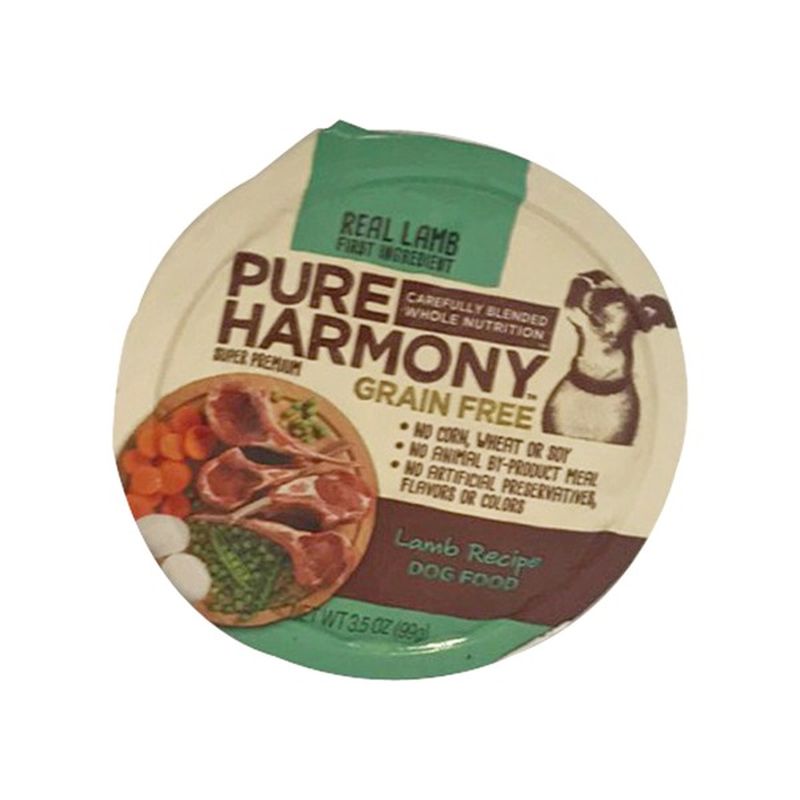 Pure Harmony Grain Free Lamb Recipe Dog Food (3.5 oz ...