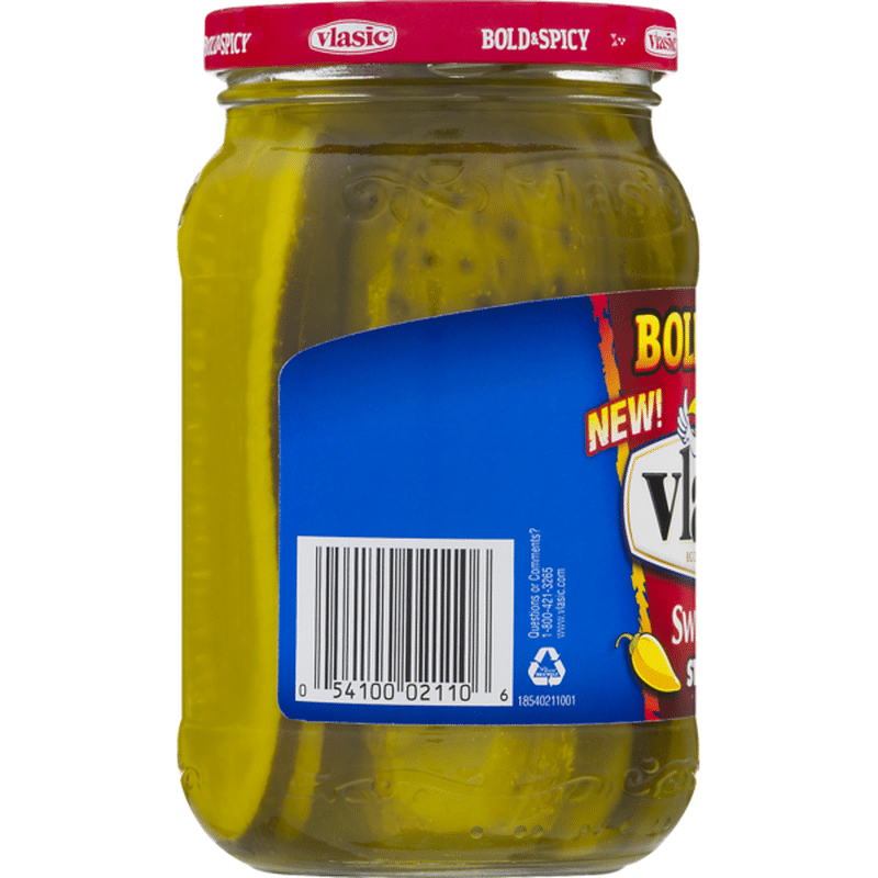Vlasic Sweet Heat Stackers Bold & Spicy (16 fl oz) from Stop & Shop