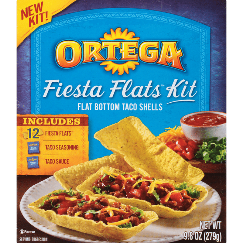Ortega Fiesta Flats Taco Kit (9.8 oz) Instacart