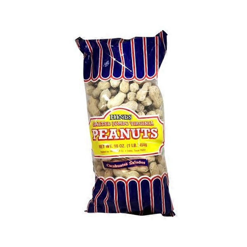 Hines Salted Jumbo Virginia Peanuts (16 oz) Instacart