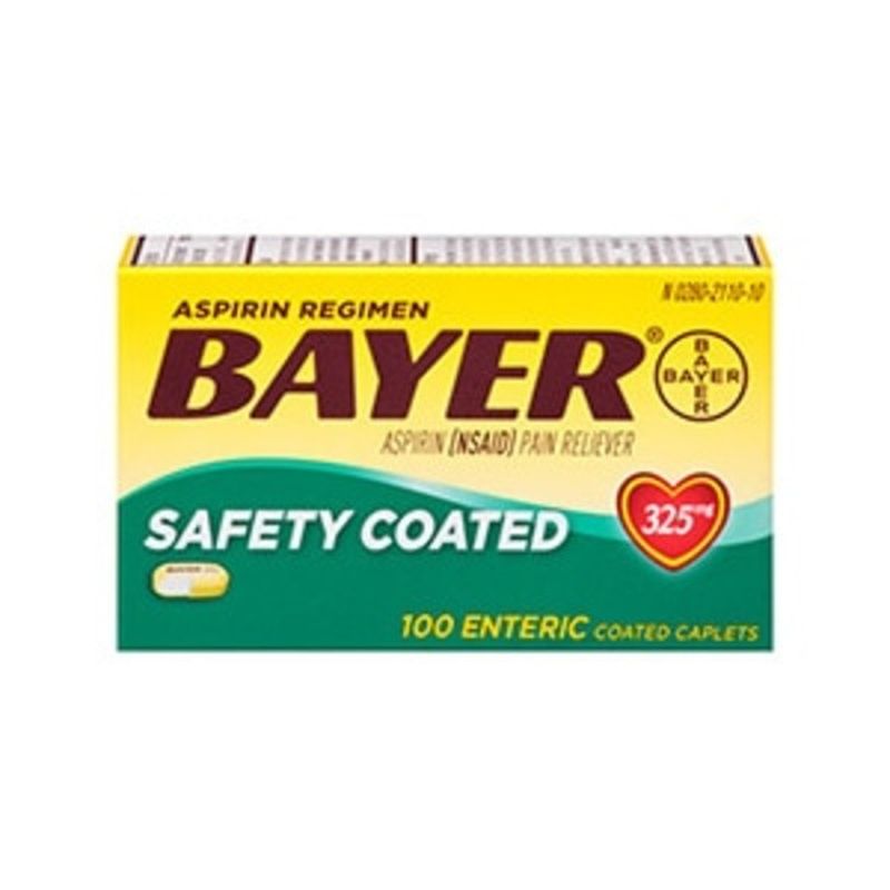 Bayer Aspirin Regimen, 325 mg, Safety Coated, Enteric Coated Caplets