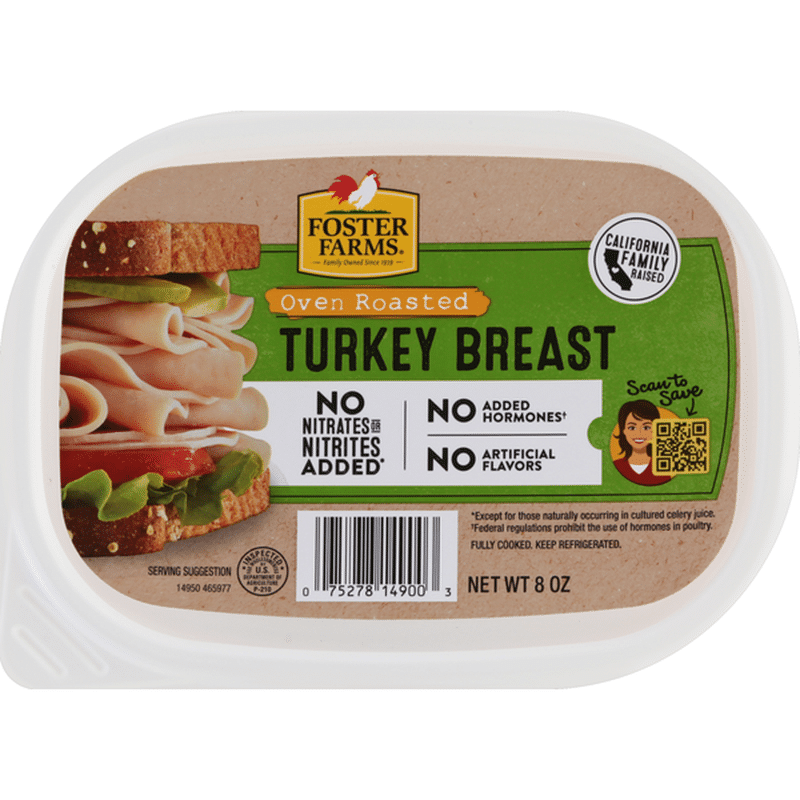 Foster Farms Turkey Breast, Oven Roasted (8 oz) Delivery or Pickup Near