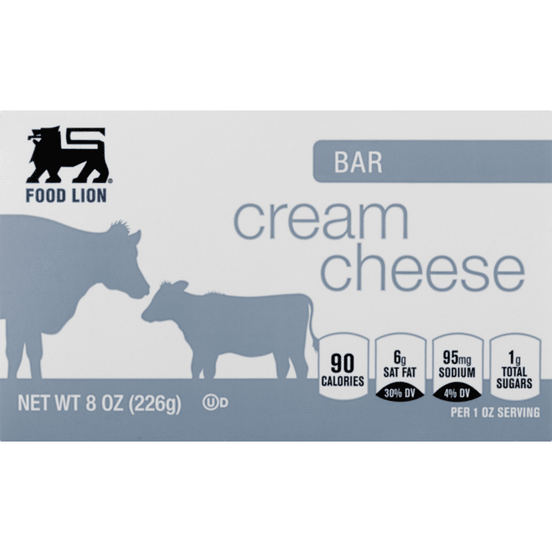 Food Lion Cheese Bar, Cream, Box (8 oz) Instacart