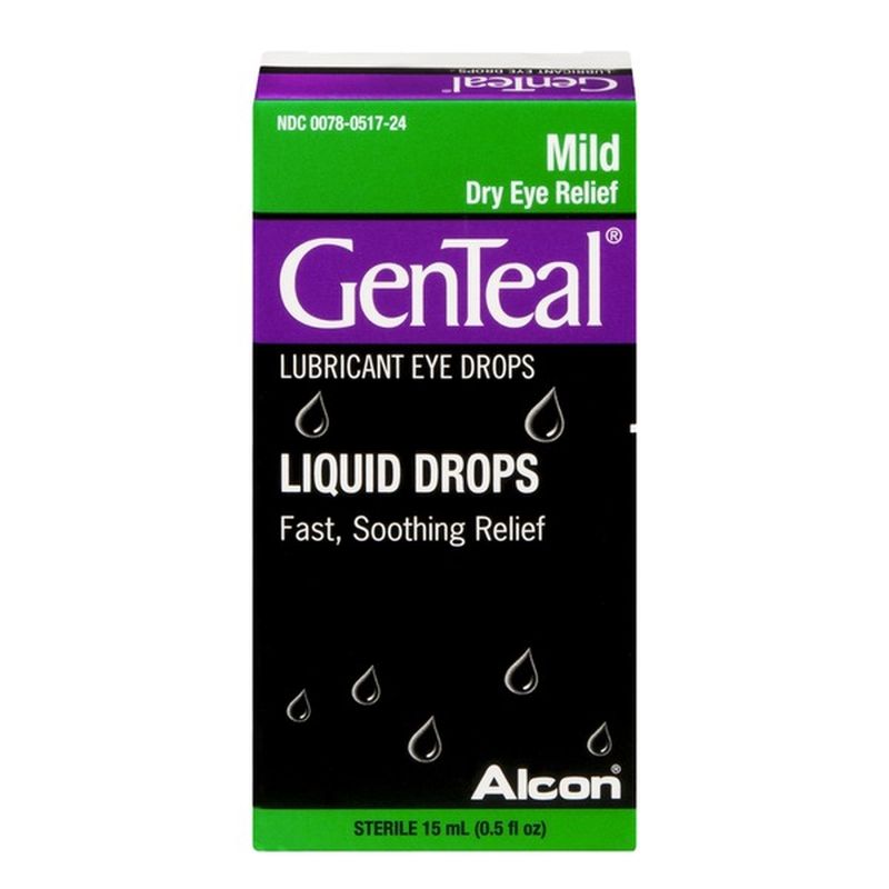 GenTeal Liquid Drops Lubricant Eye Drops Mild (0.5 fl oz) Instacart