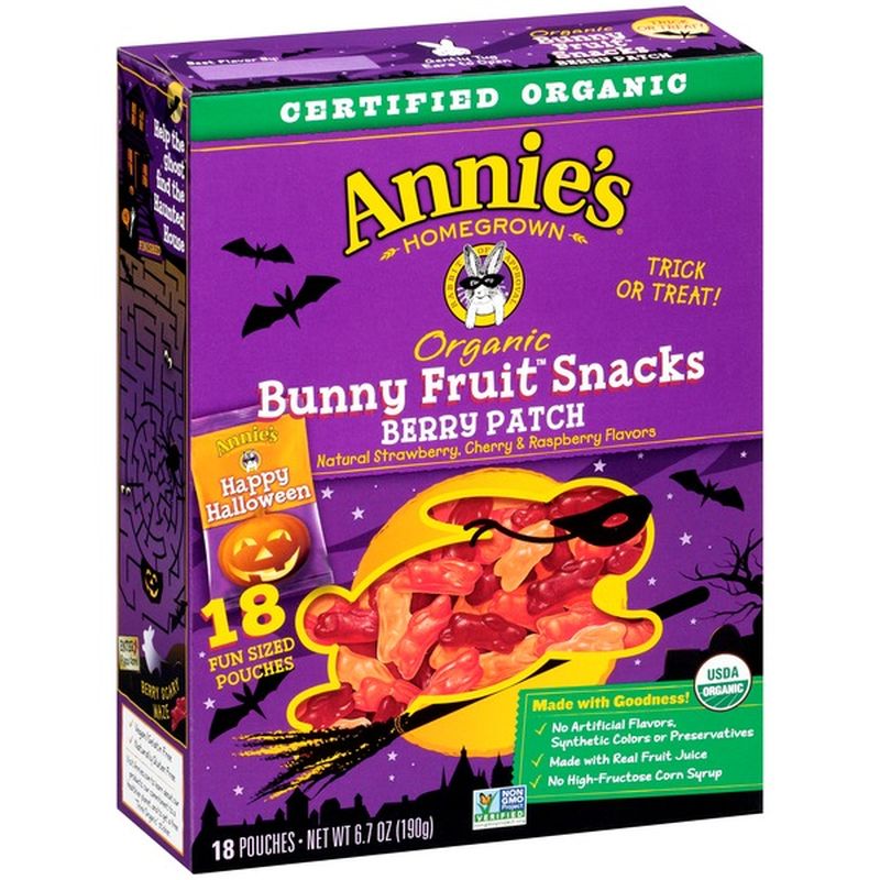 Annie's Organic Bunny Fruit Snacks Berry Patch Fruit Snacks (6.35 oz) Instacart