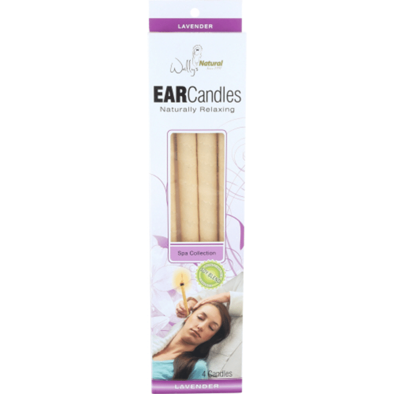 Wallys Natural Lavender Ear Candles (4 ct) Instacart