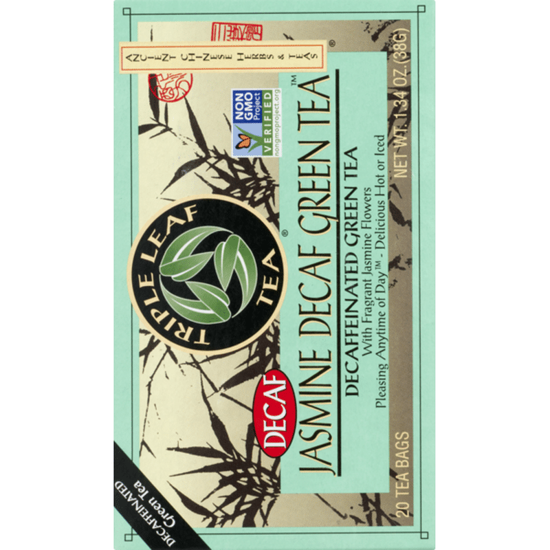 Triple Leaf Tea Jasmine Decaf Green Tea (20 ct) Instacart