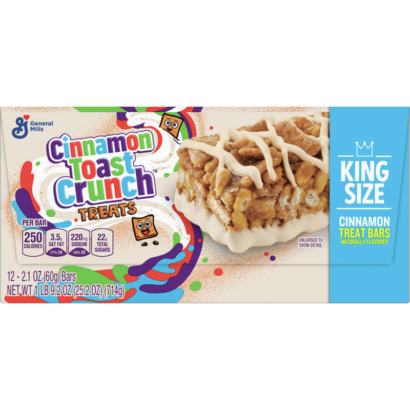 Chocolate Toast Crunch Cinnamon Treat Bars, 12 Bars (25.2 oz) Instacart