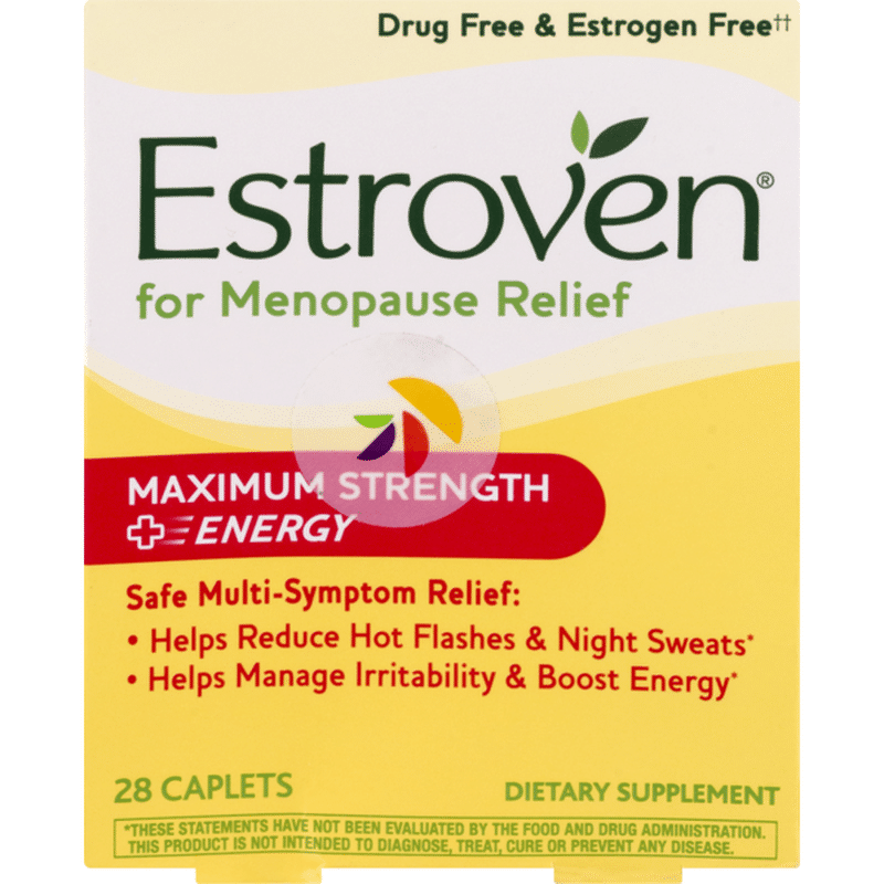 Estroven For Menopause Relief Maximum Strength + Energy
