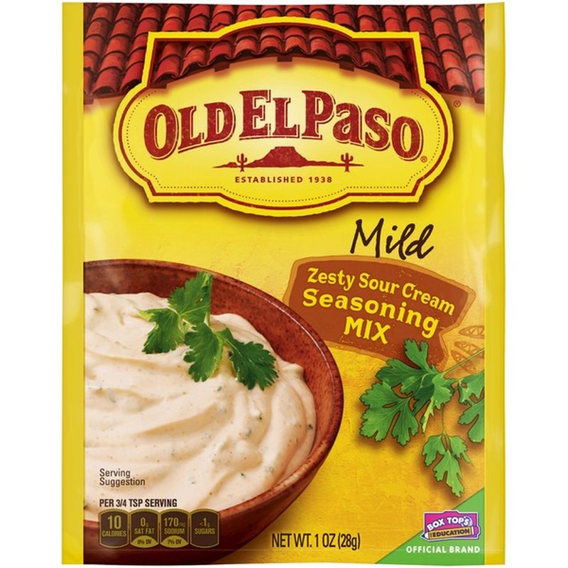 Old El Paso Zesty Sour Cream Mild Seasoning Mix (1 oz) Instacart