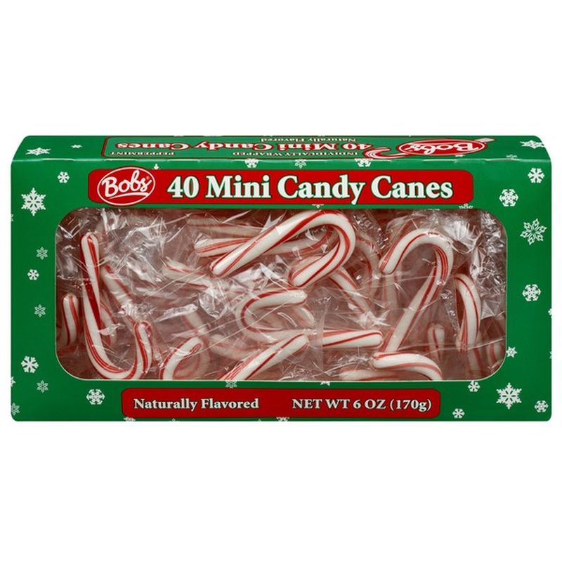 Bob's 40 Mini Candy Canes (6 oz) - Instacart