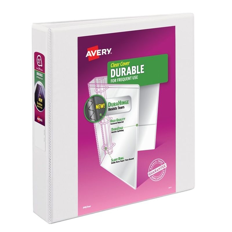 Avery Binder, Durable, EZ-Turn Ring,1-1/2 Inch