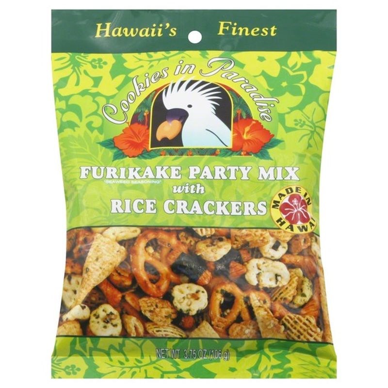 Furikake Party Mix
 Cookies In Paradise Party Mix Furikake with Rice Crackers 3 75 oz