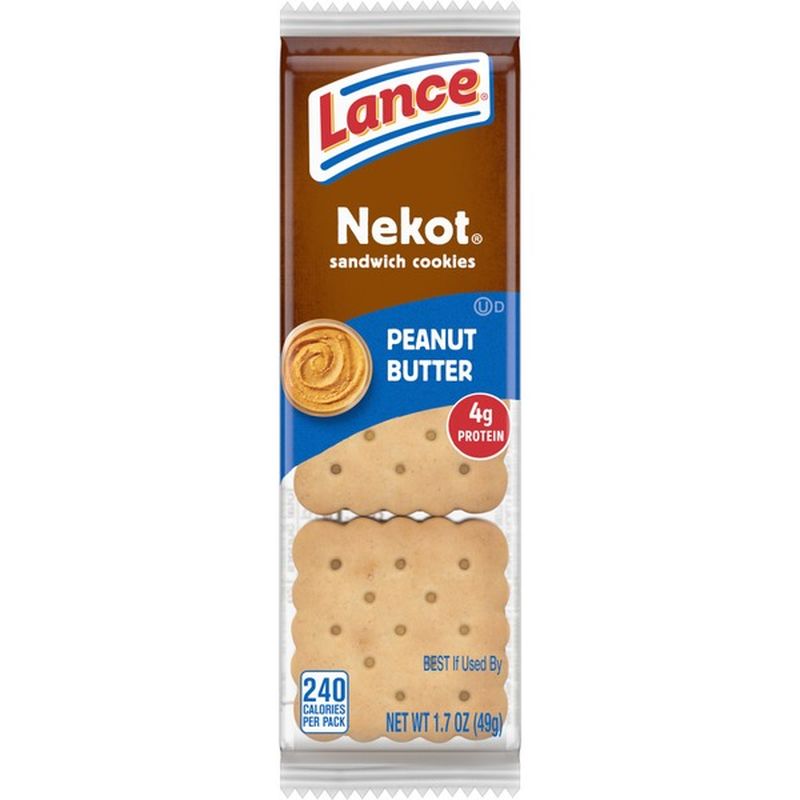 Lance® Nekot Peanut Butter Sandwich Cookies (1.7 oz) Delivery or Pickup