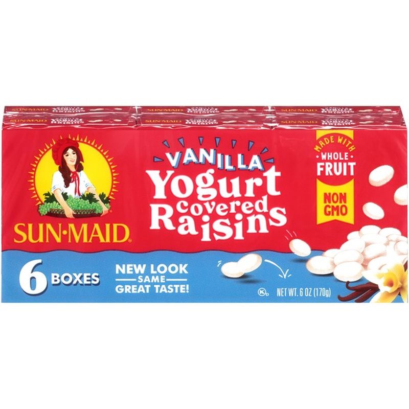 SunMaid Vanilla Yogurt Covered Raisins (6 oz) from Kroger Instacart