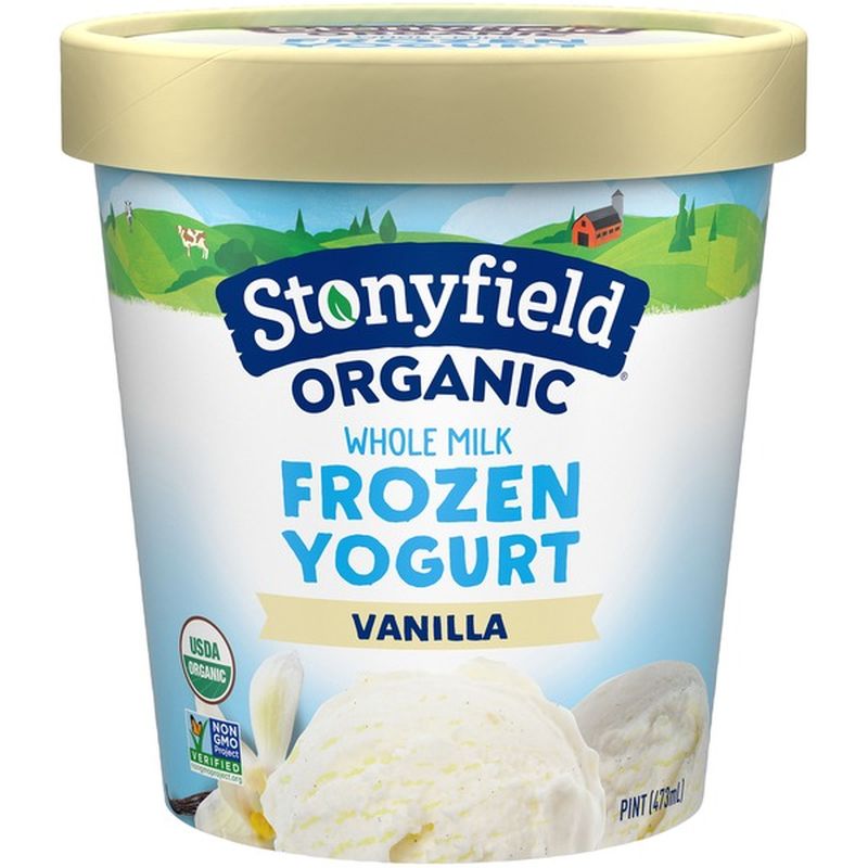 Stonyfield® Organic Organic Whole Milk Vanilla Frozen Yogurt (1 pt