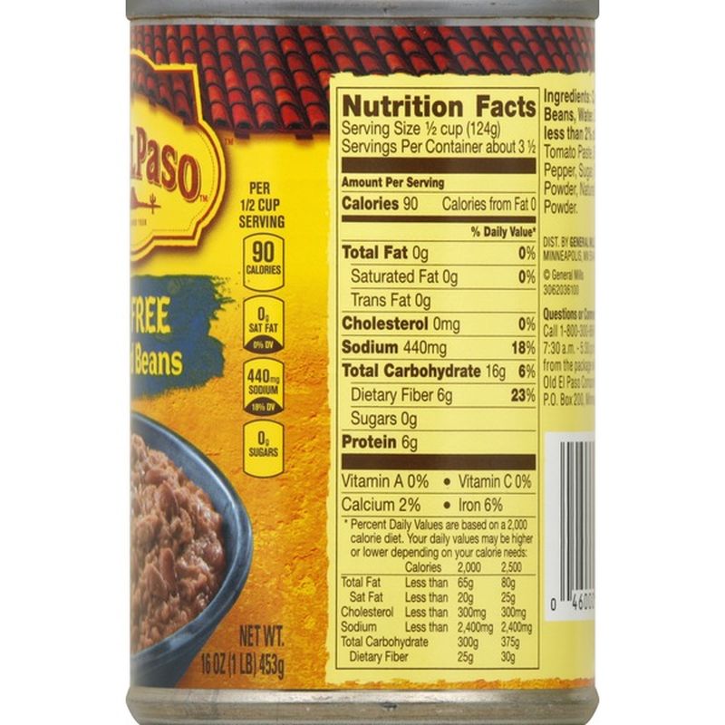 Old El Paso Refried Beans, Fat Free (16 oz) from ACME Markets Instacart