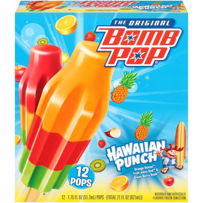 Bomb Pop Hawaiian Punch Ice Pop (12 ct) from Safeway - Instacart