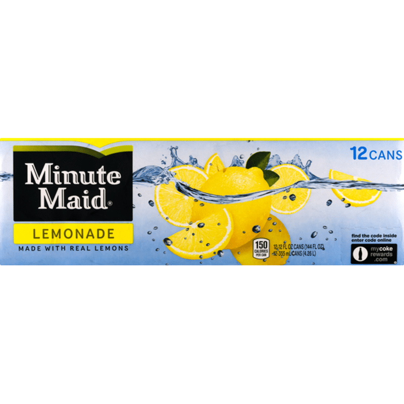 Minute Maid Lemonade 12 Fl Oz Instacart