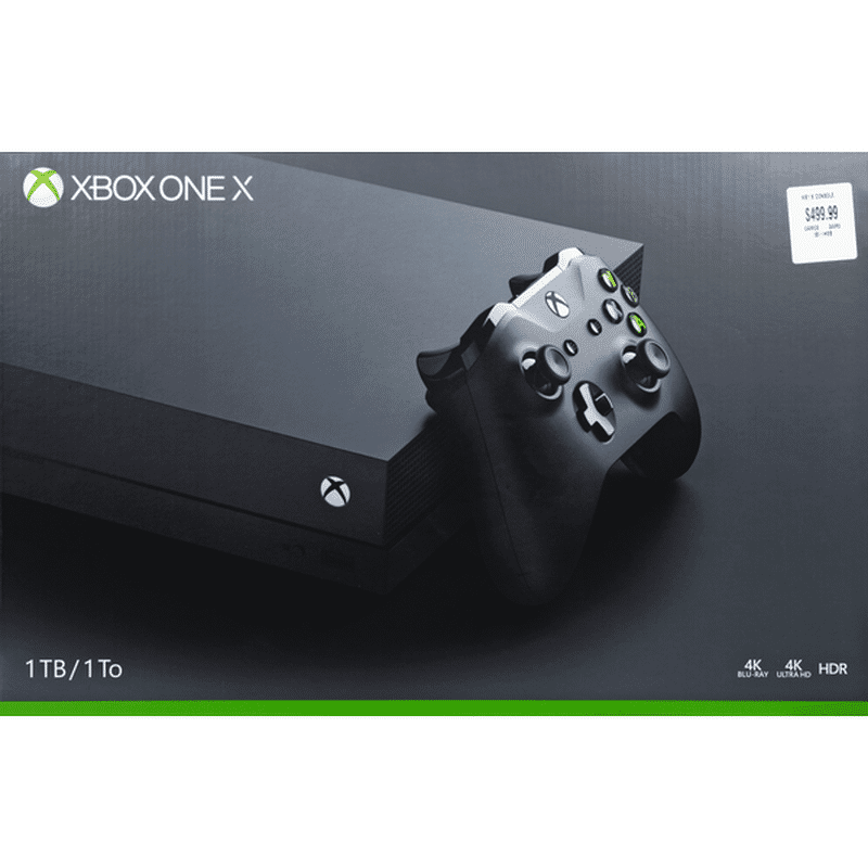 Xbox One X Console, 1TB, Black (1 each) - Instacart