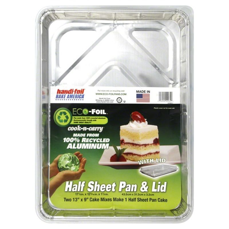 HandiFoil Half Sheet Cake Pan & Lid (1 ct) Instacart