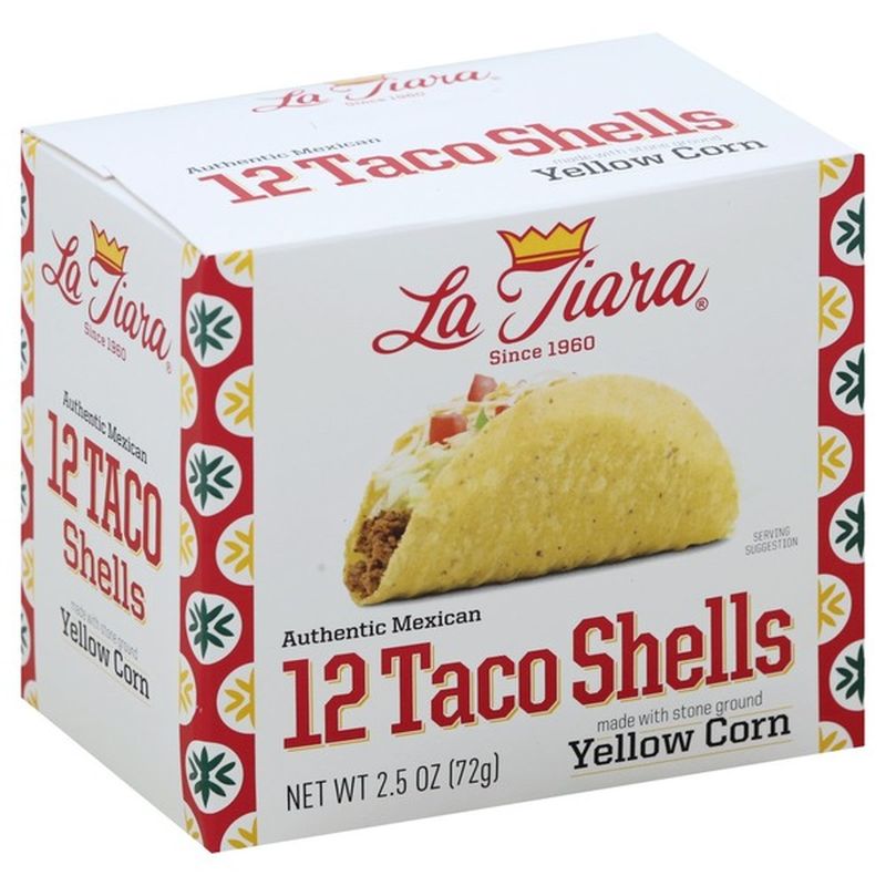 La Tiara Taco Shells, Yellow Corn (12 each) Instacart