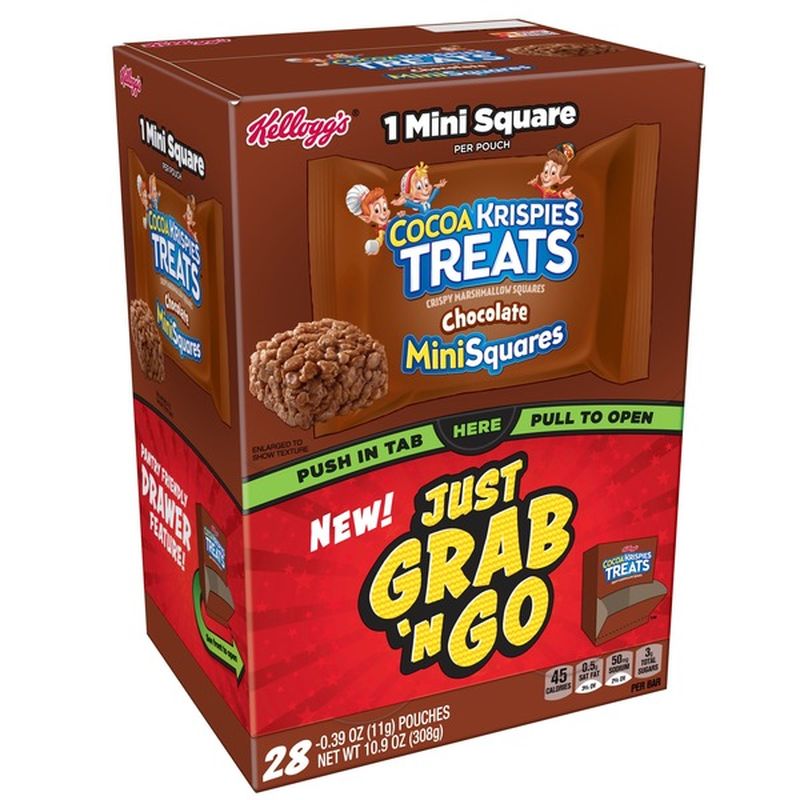 Kellogg's Cocoa Krispies Treats Chocolate (10.9 oz) Instacart