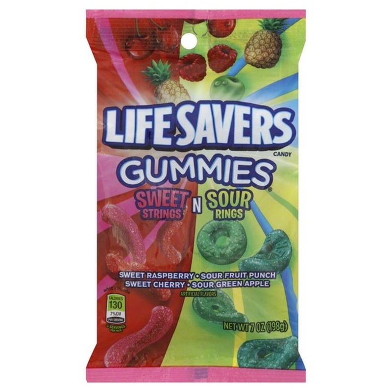 LifeSavers Candy, Sweet Strings N Sour Rings (7 oz) Instacart
