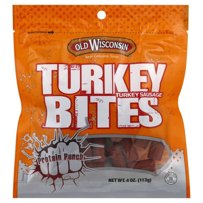 Old Wisconsin Turkey Sausage Turkey Bites (4 oz) Instacart