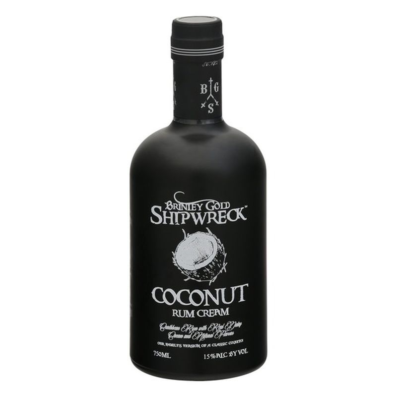 Brinley Gold Shipwreck Rum Cream, Coconut (750 ml) Instacart