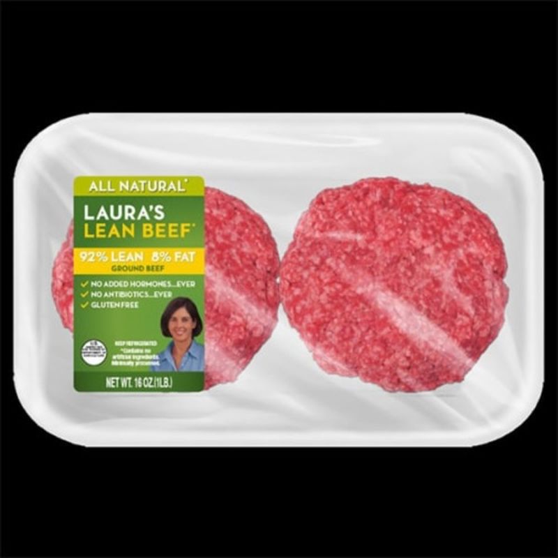 Lauras Lean Ground Beef Homestyle Patties 16 Oz Instacart