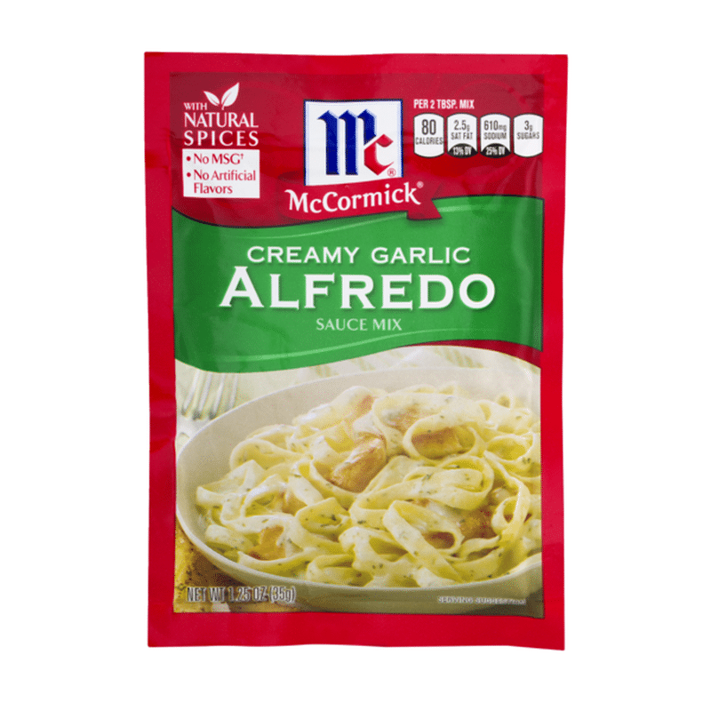 McCormick® Creamy Garlic Alfredo Sauce Mix (1.25 oz) from Stop & Shop