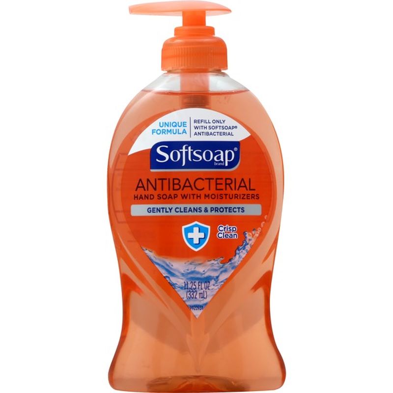 Softsoap Hand Soap With Moisturizers Antibacterial Crisp Clean 11